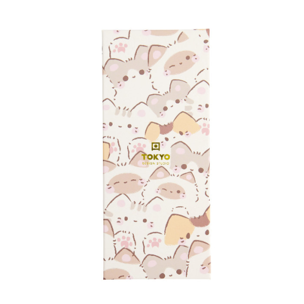 TDS, Chopstick Gift Set, 4 pcs, Kawaii Cats, Item No. 33517