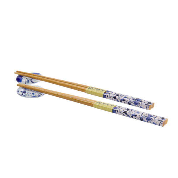 TDS, Chopstick Gift Set, 4 pcs, Lucky Cat, Item No. 33519