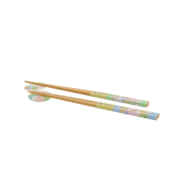 TDS, Chopstick Gift Set, 4 pcs, Kawaii Animals , Item No. 33520