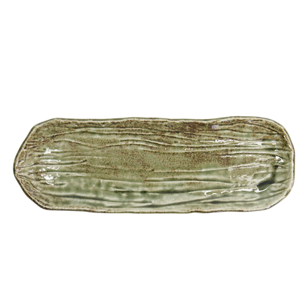 TDS, Teller, Yamasan Shinryoku, Grün, 33,5x11,5x2cm, Art.-Nr. 33544
