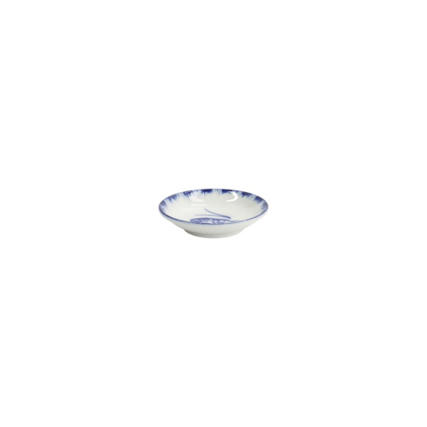 Saucenschale Shrimp Blau/Weiß, Porzellan, Ø 9 × 2 cm, Art.-Nr. 33562