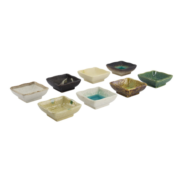 TDS, Saucen-Schalen Geschenk-Set, Yamasaku, 8 Stk, Ø 7,3x2,8cm, Art.-Nr. 33603