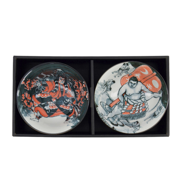 TDS, Tayo Schalen Geschenk-Set, Asakusa, 2Stk mit Essstäbchen, Ø 14,8x7 cm 550ml, Art.-Nr. 33605