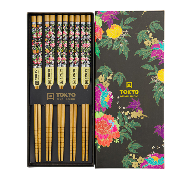 TDS, 5 Paar Essstäbchen-Geschenkset, Art.-Nr. 33619