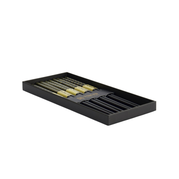 TDS, 5 Paar Essstäbchen, Geshenkset, Gold, Art.-Nr. 33621