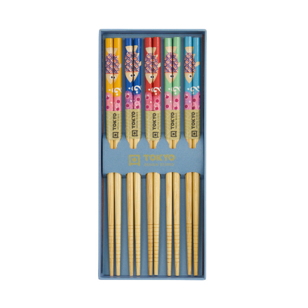 TDS, 5 Paar Essstäbchen Geschenkset, Koinobori, Art.-Nr. 33622