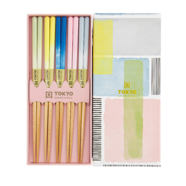 TDS, 5 Paar Essstäbchen Geschenkset, Art.-Nr. 33626