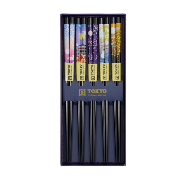 TDS, 5 Paar Essstäbchen-Geschenkset, Art.-Nr. 33628