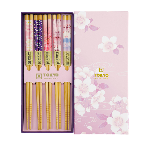 TDS, 5 Paar Essstäbchen-Geschenkset, Art.-Nr. 33629
