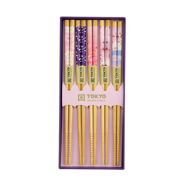 TDS, 5 Paar Essstäbchen-Geschenkset, Art.-Nr. 33629