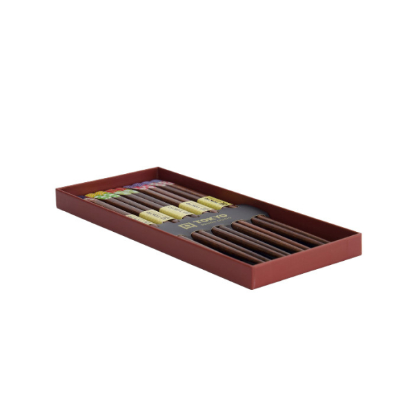 TDS, 5 Paar Essstäbchen Geschenkset, Red Black, Art.-Nr. 33642