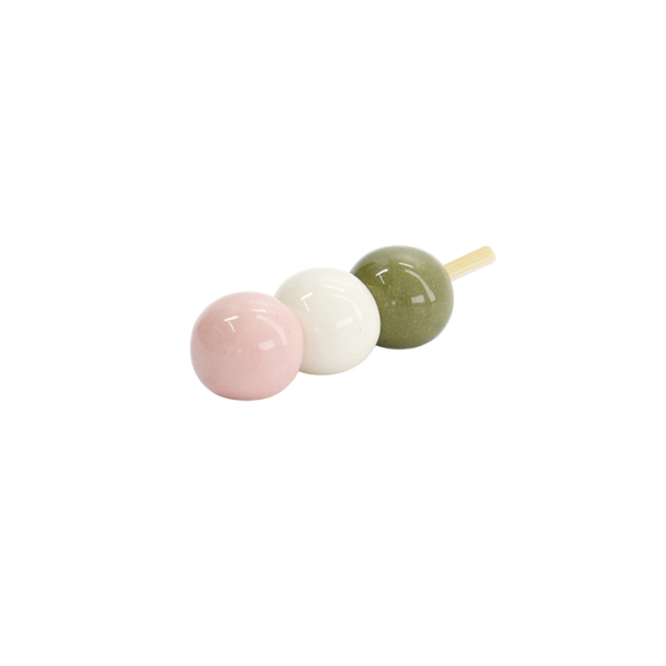 TDS, Kawaii Chopsticks Rest, 3colors Dango, 5x1.5x1.5cm, Item No. 33647