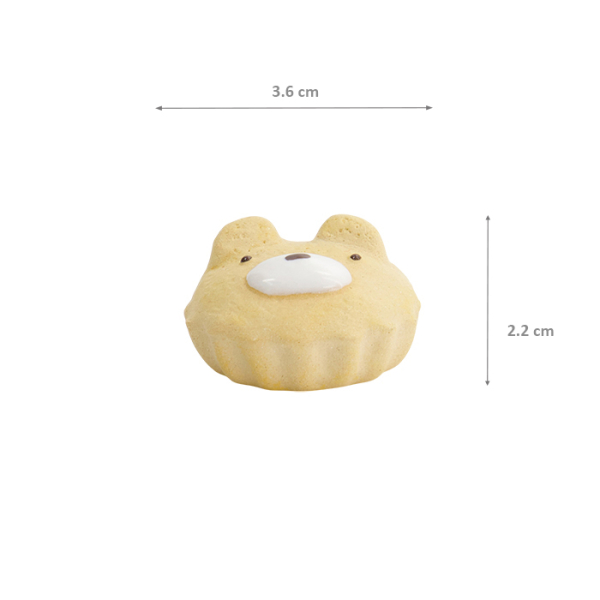 TDS, Kawaii Essstäbchenablage, Bear Cupcake, 3,6x2,2cm , Item No. 33648