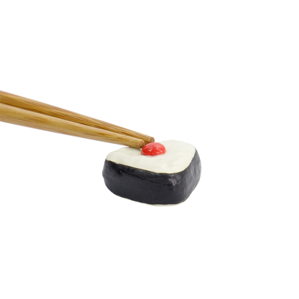 TDS, Kawaii Chopsticks Rest, Ume Onigiri, 3.5x3.5x1.7cm, Item No. 33653