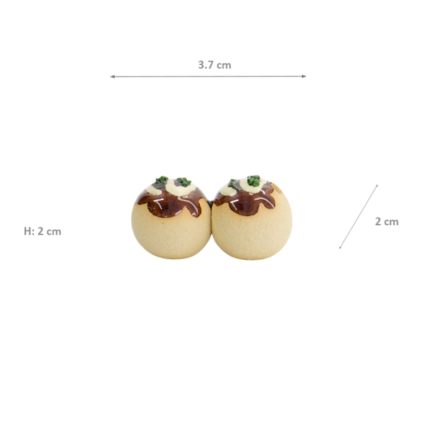 TDS, Kawaii Chopstick Rest, Takoyaki, 3.7x2x2cm, Item No. 33661