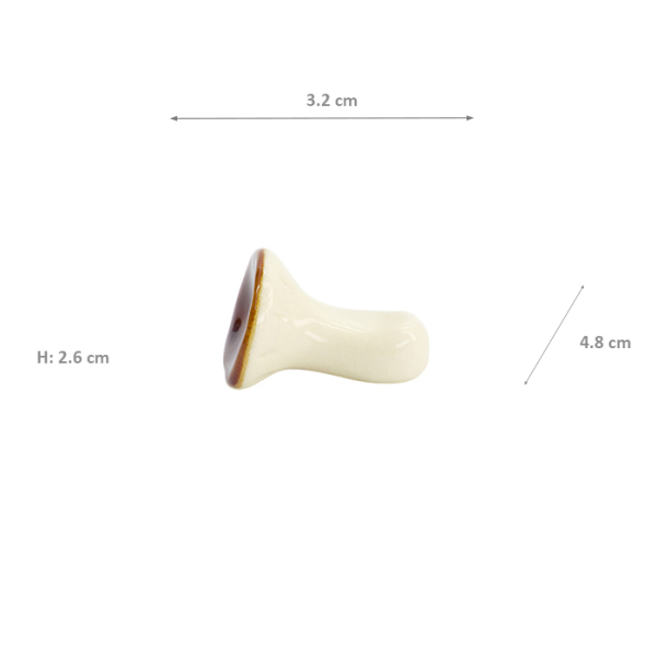TDS, Kawaii Essstäbchenablage, Mushroom, 3,2x4,8x2,6cm, Art.-Nr. 33666