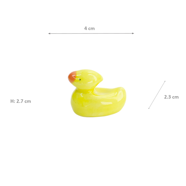 TDS, Kawaii Chopstick Rest, Duck, 4x2.3x2.7cm, Item No. 33674