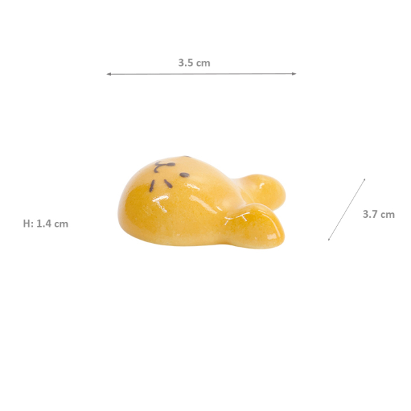 TDS, Kawaii Chopstick Rest, Cat Bun, 3.5x3.7x1.4cm, Item No. 33679