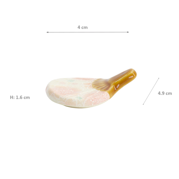 TDS, Kawaii Essstäbchenablage, Fan Pink, 4x4,9x1,6cm, Art.-Nr.33684