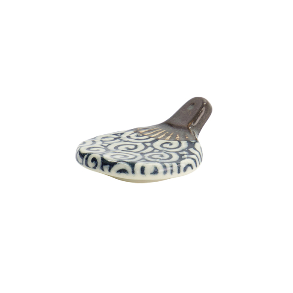 TDS, Kawaii Chopstick Rest, Fan Edo, 4x4.9x1.6cm, Item No. 33686