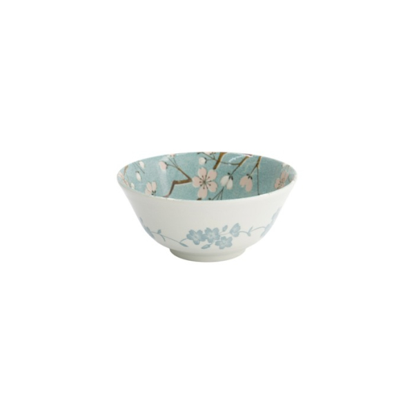 Tayo Bowl Fujisakura Green, Porcelain, Ø 15.2 × 6.7 cm, 500 ml, Item No. 33705
