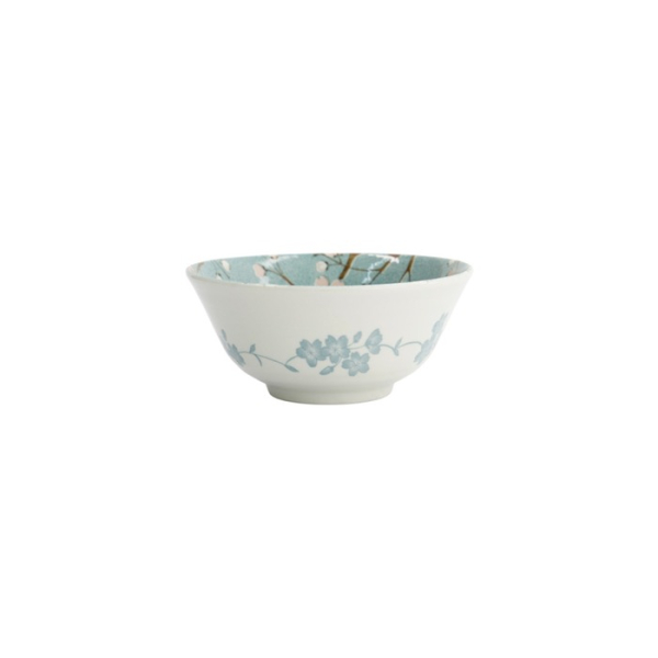 Tayo Bowl Fujisakura Green, Porcelain, Ø 15.2 × 6.7 cm, 500 ml, Item No. 33705