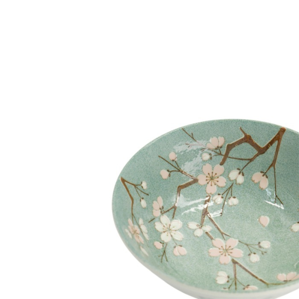 Ramen Bowl Fujisakura Green, Porcelain, Ø 21 × 7.8 cm, 1 l, Item No. 33706