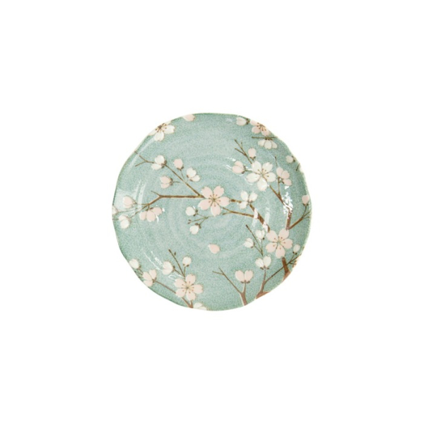 Teller Fujisakura Grün, Porzellan, Ø 16,5 × 2 cm, Art.-Nr. 33707