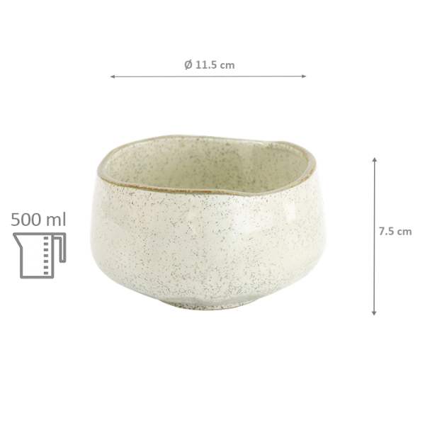 TDS, Matcha Bowl, Kairagi, Ø11.5x7.5cm, 500ml, Item No. 33720