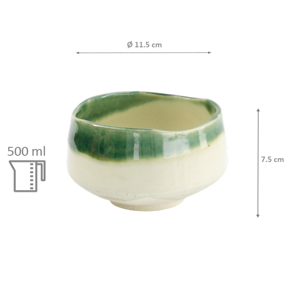 TDS, Matcha Bowl, Oribe, Ø11.5x7.5cm, 500ml, Item No. 33721