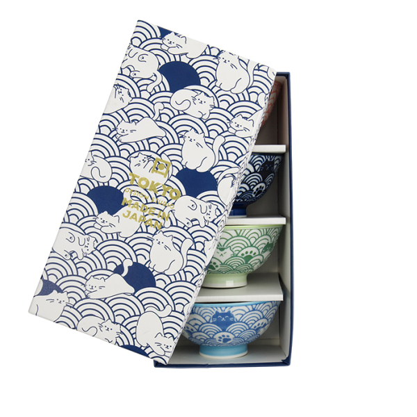 TDS, Schale Geschenkset, 4 Stk, Kawaii Anime Cat, Ø 11,3x5,8cm, Art.-Nr. 33788