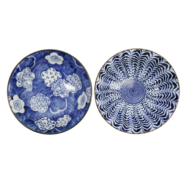 TDS, Mixed Ramen Bowl Gift Set, Blue/White, 2 pcs., Ø 19x8cm 1000ml, Item No. 33789