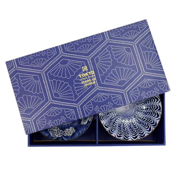 TDS, Mixed Ramen Bowl Gift Set, Blue/White, 2 pcs., Ø 19x8cm 1000ml, Item No. 33789
