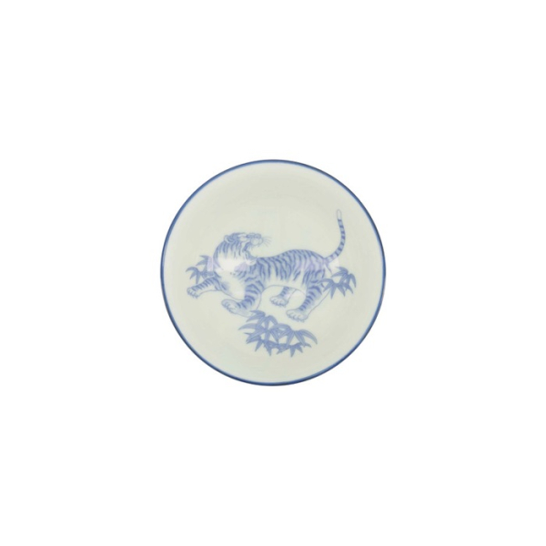 Bowl Kawaii Tiger Blue, Porcelain, Ø 14.5 × 6.5 cm, 500 ml, Item No. 33829