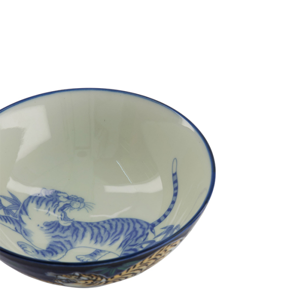 TDS, Bowl, Kawaii, Tiger, Blue, Ø 14,5x6,5cm- Item No. 33829
