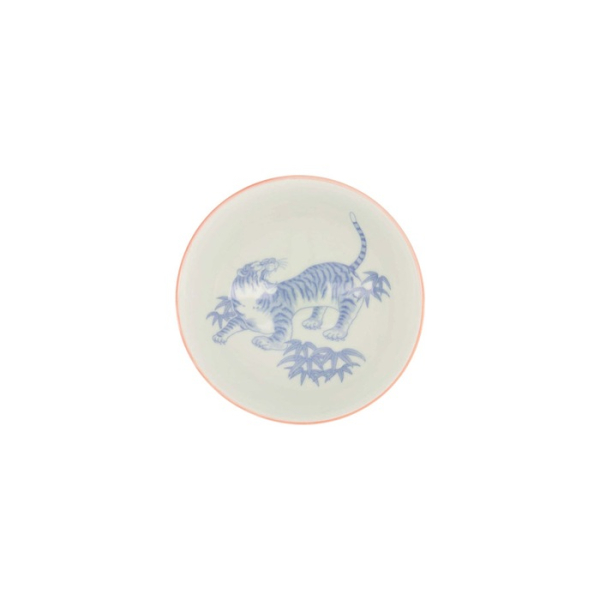 Bowl Kawaii Tiger Red, Porcelain, Ø 14.5 × 6.5 cm, 500 ml, Item No. 33830