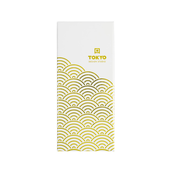 TDS, 5 Paar Essstäbchen, Gold Wave, Art.-Nr. 33864