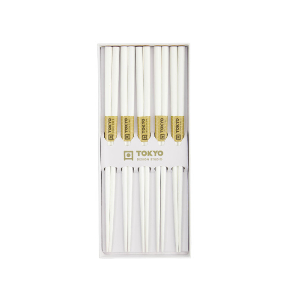 TDS, 5 Paar Essstäbchen, Gold Wave, Art.-Nr. 33864