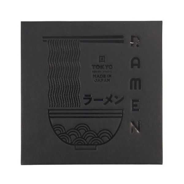 TDS, Ramen Bowl Giftset, Satomaki Tokusa, 6 Pcs, Brown, Ø 21.5x9cm 1300ml, Item No. 33897