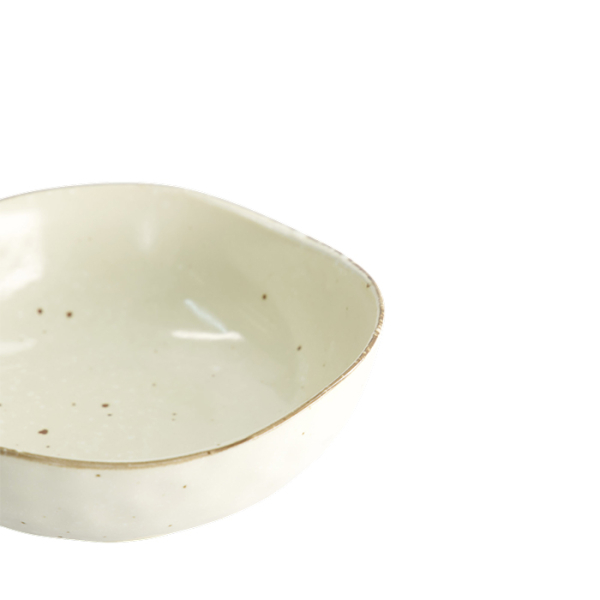 TDS, Oval Bowl, Shirogesho, Ø 13.8 x 5.4 cm 300ml, - Item No. 33964