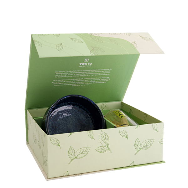 TDS, Matcha Giftset, Blue Brush,  4Pcs, 12x7.5cm Item No. 33976