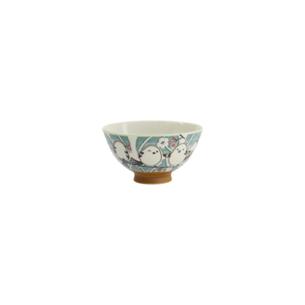 Reisschale Kawaii Bird Grün, Porzellan, Ø 11,5 × 6,2 cm, 300 ml, Art.-Nr. 34035