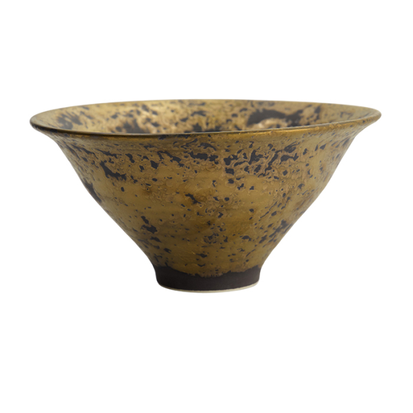 TDS, Mino Craft Rund Schale, Gold, Ø 19,5x10cm- Art Nr.34045