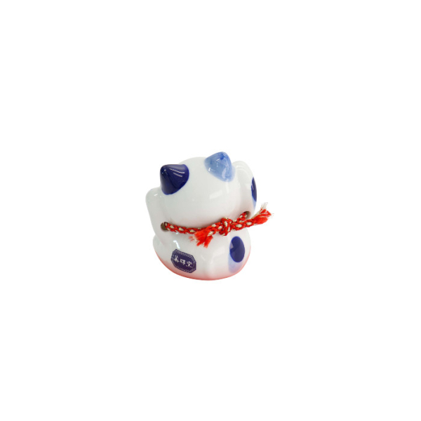 TDS, Lucky Cat, Dekoration, Blau, 6cm - Art Nr. 34124