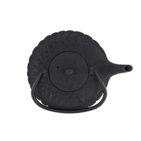 TDS, WY Teekanne aus Gusseisen, Crane XH, Schwarz, 0,8 L, Art-Nr. 34142