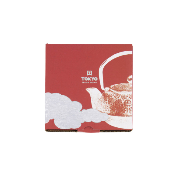 TDS, WY Teekanne aus Gusseisen, Sakura YH, Rot, 0,6 L, Art-Nr. 34143