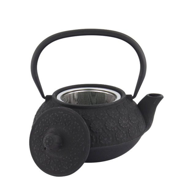 TDS, WY Teekanne aus Gusseisen, Sakura YH, Schwarz, 0,9 L, Art-Nr. 34147