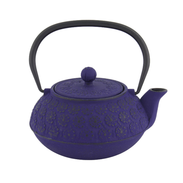 TDS, WY Teekanne aus Gusseisen, Sakura YH, Blau, 0,9 L, Art-Nr. 34148