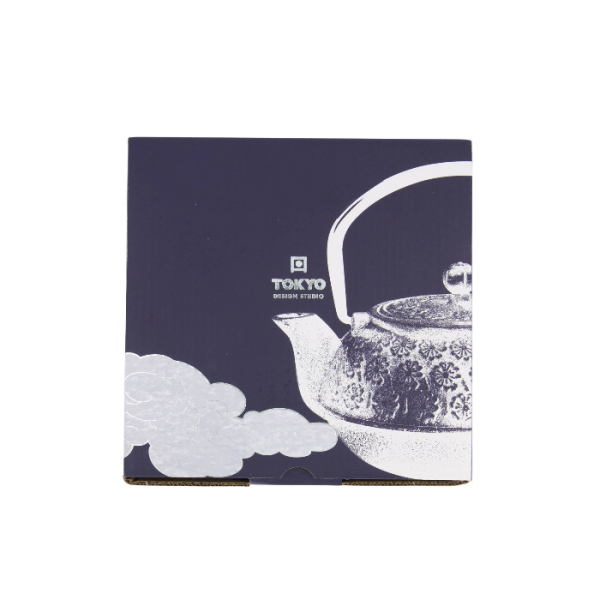 TDS, WY Teekanne aus Gusseisen, Sakura YH, Blau, 0,9 L, Art-Nr. 34148