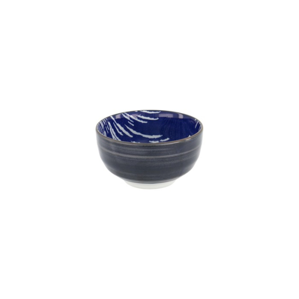 Tayo Bowl Hokusai Fuji White/Blue, Porcelain, Ø 12.6 × 7 cm, 350 ml, Item No. 34159